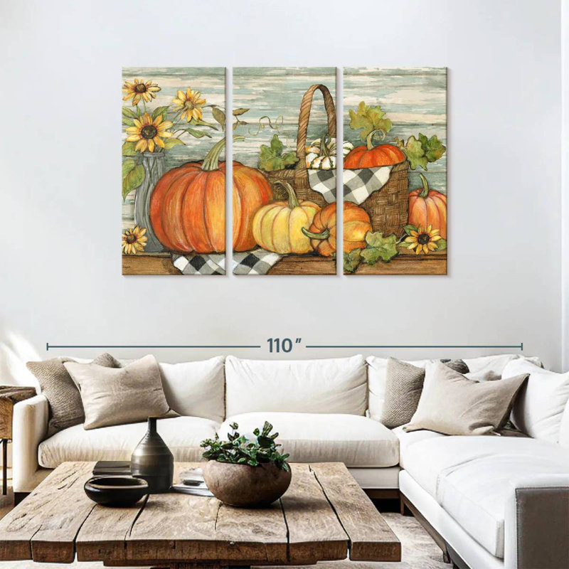 Yarlin Fall Harvest, 48" H x 74" W