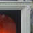 Cream white Solid Wood Freestanding Fireplace