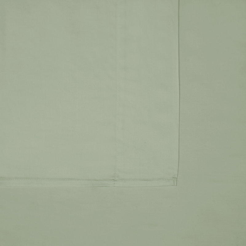 Ensemble de draps 300 fils Brooklyn, Ensemble de draps pour grand lit avec 2 taies d'or, Vert
