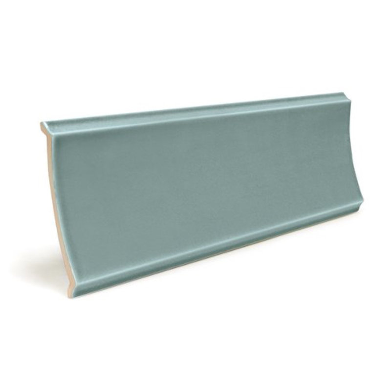 Flute Clay 6X18 Matte, Teal Glossy