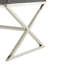 Aurora Velvet X-Leg Base Bench-26119932