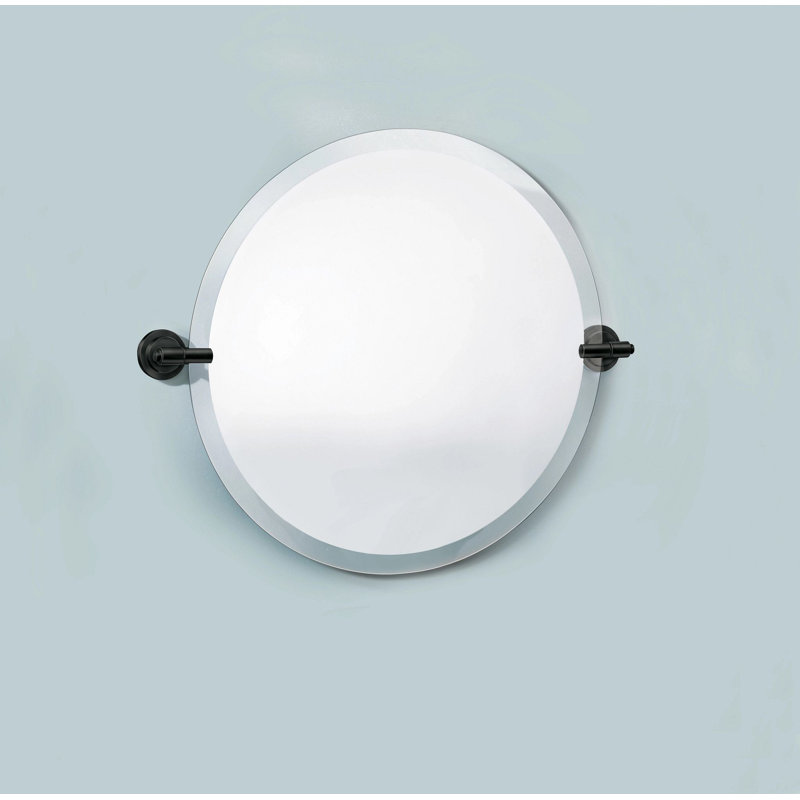Miroir décoratif Iso Icon, Noir mat