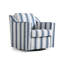 Bronnen Big And Wide Upholstered Cushion Swivel Armchair with Removable Back and Seat Cushion-683606256