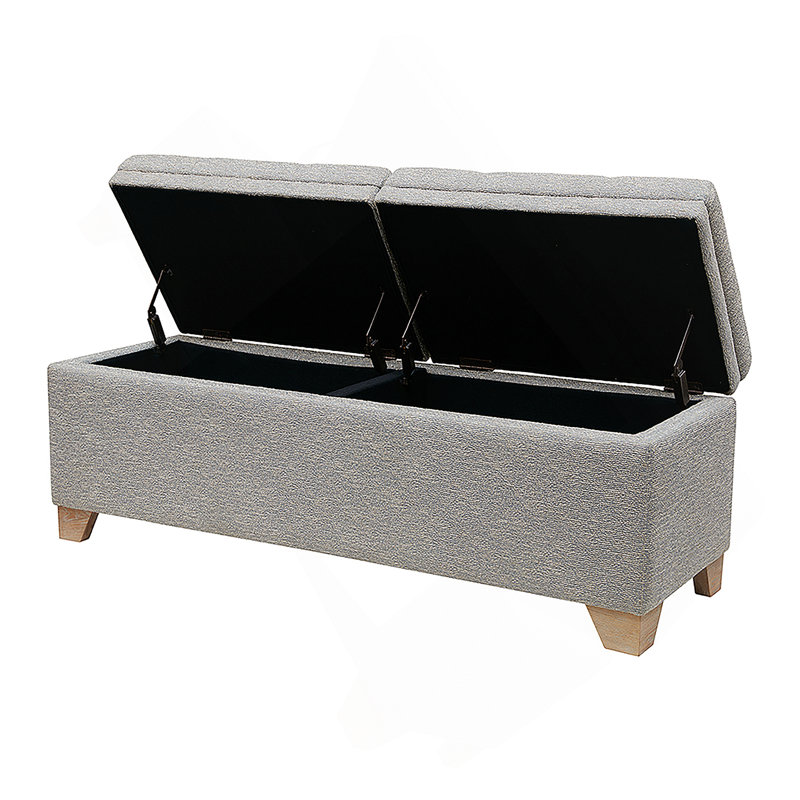 Banc de rangement à fermeture douce