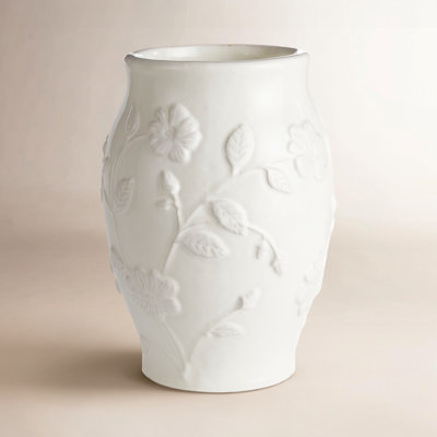 James 13'' Handmade Ceramic Table Vase