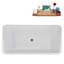 Baignoire autoportante et plateau 60 "avec drain interne 60" Streamline-108298611