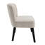 Chaise compacte en blanc - sophistiquée avec revêtement 100% plage pour matériaux d’extérieur