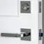 Quadrato Complete Contempo Smooth Entry Lever Set with Single Cylinder Deadbolt-546055200-546055201-546055202