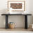 U_STYLE Stylish Console Table With Pine Veneer And Geometric Legs,Suitable For Living Room, Study And Dining Room-141953538