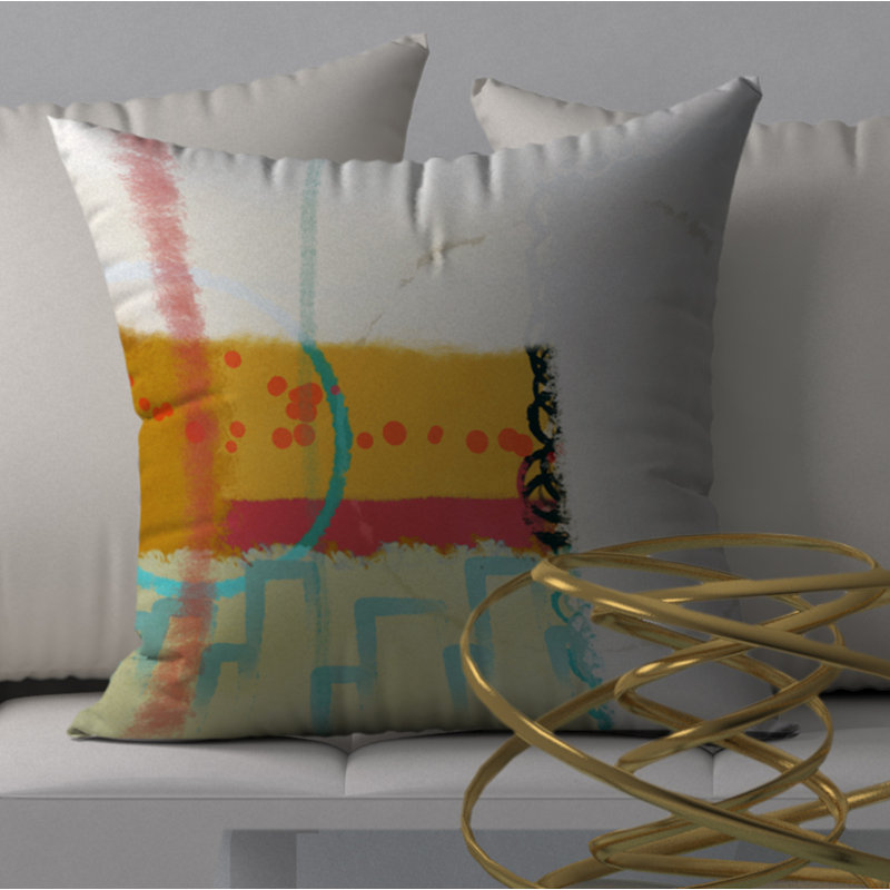 Reversible Throw Pillow, 24" x 24"
