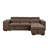 Huratio 102.7'' L Shape Sectional Sleeper Sofa 2 in 1 Convertible Sectional Sofa with Pull Out Bed, Storage Chaise And 2 Stools-1935590720