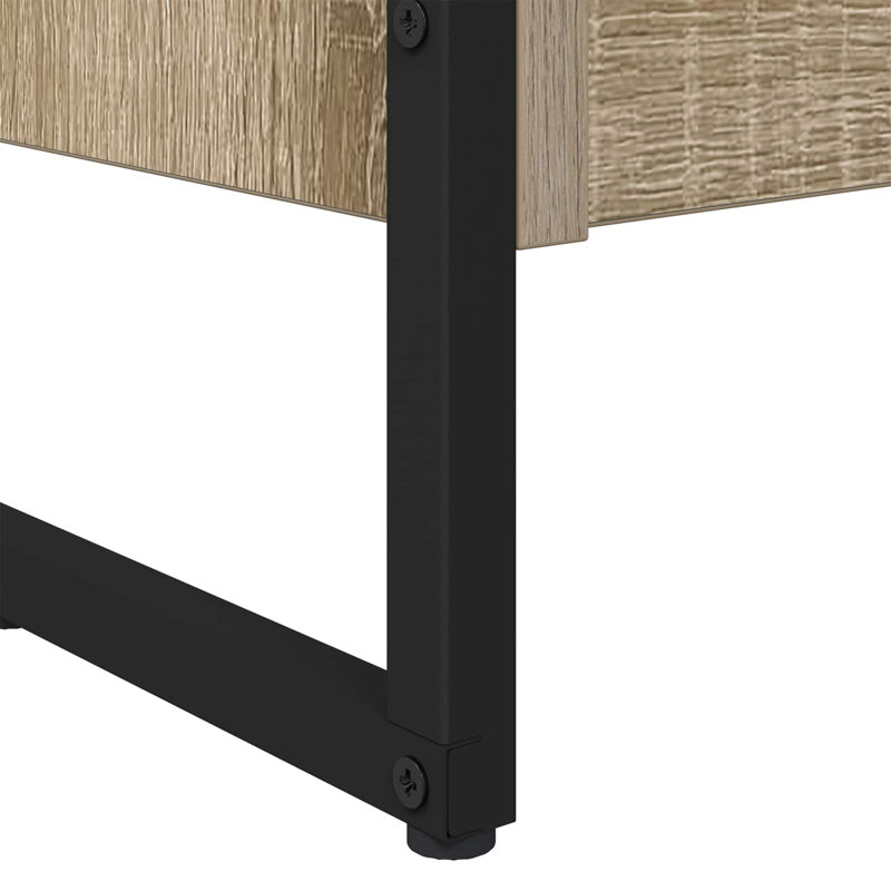 Steel Book Cabinet Bookcase, Sonoma, (5 Shelves) 189.5cm. H x 60cm. W x 30cm. D