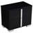 Carson Black 2 Drawers 23.5In. W Nightstand-670926250