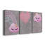 Nuit nuageuse - ensemble de 3 reproductions sur toiles tendues-2133473949