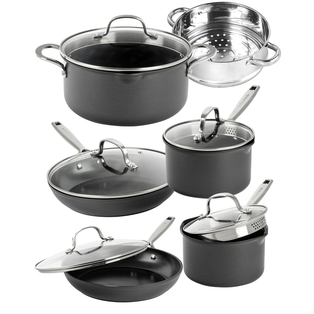 Gotham Steel Pro Ultra Ceramic 2X 11 Piece Nonstick Cookware Set Gotham Steel