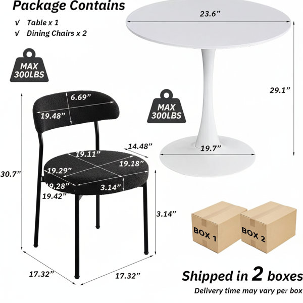Dimensions du produit