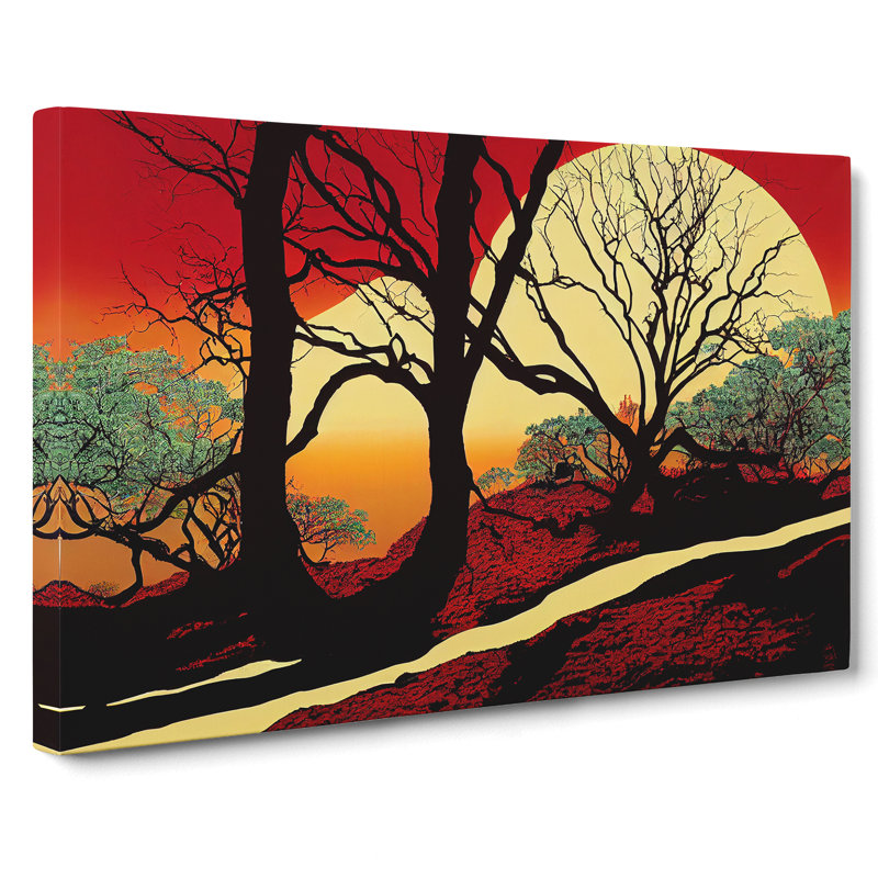 Alluring Tree Forest - Wrapped Canvas, 35cm H x 50cm W x 3cm D