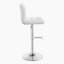 Tabouret de bar ajustable blanc (ensemble de 2)