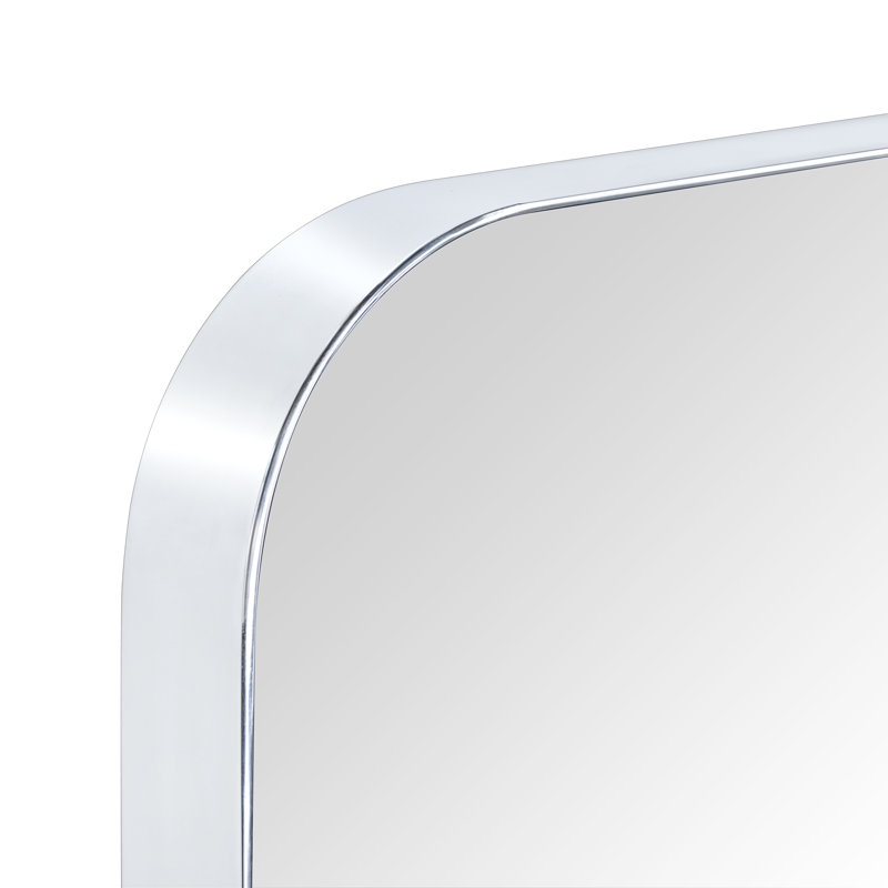Miroir de salle de bain Kengston, 40 po x 30 po, Nickel poli