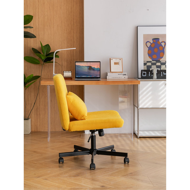 Chaise de bureau Linen Criss Cross
