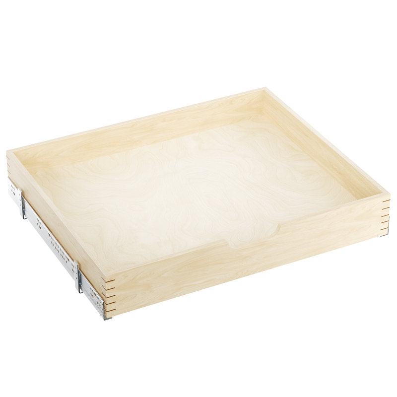 Tiroir en bois Rashun, H 3,94 po x l 25,5 po x P 21 po