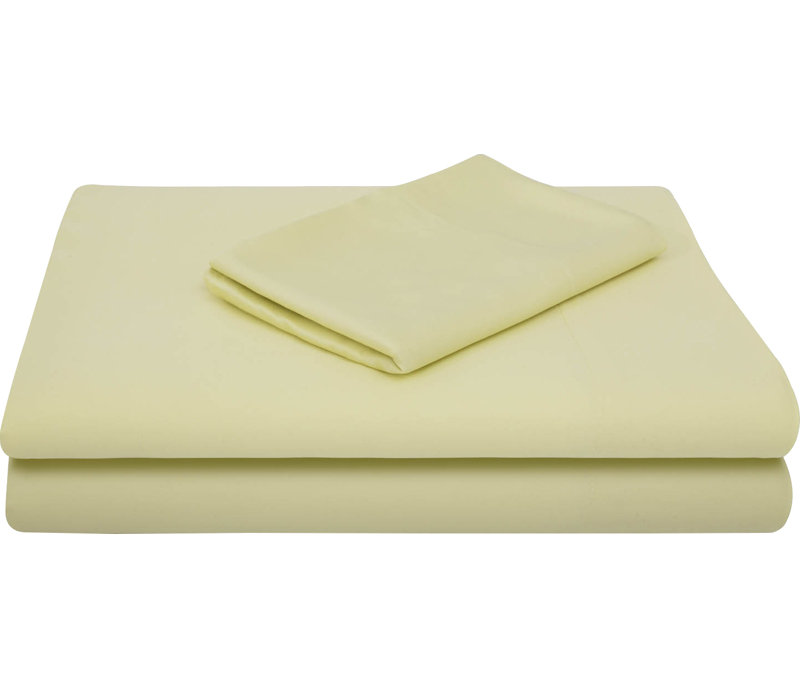 Kera Rayon from Bamboo Sheet Set, Green, California King Sheet Set with 2 Pillowcases