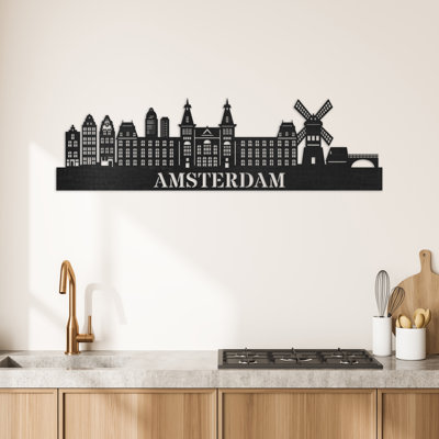 Handmade Cities & Countries Wall Decor on Solid Wood