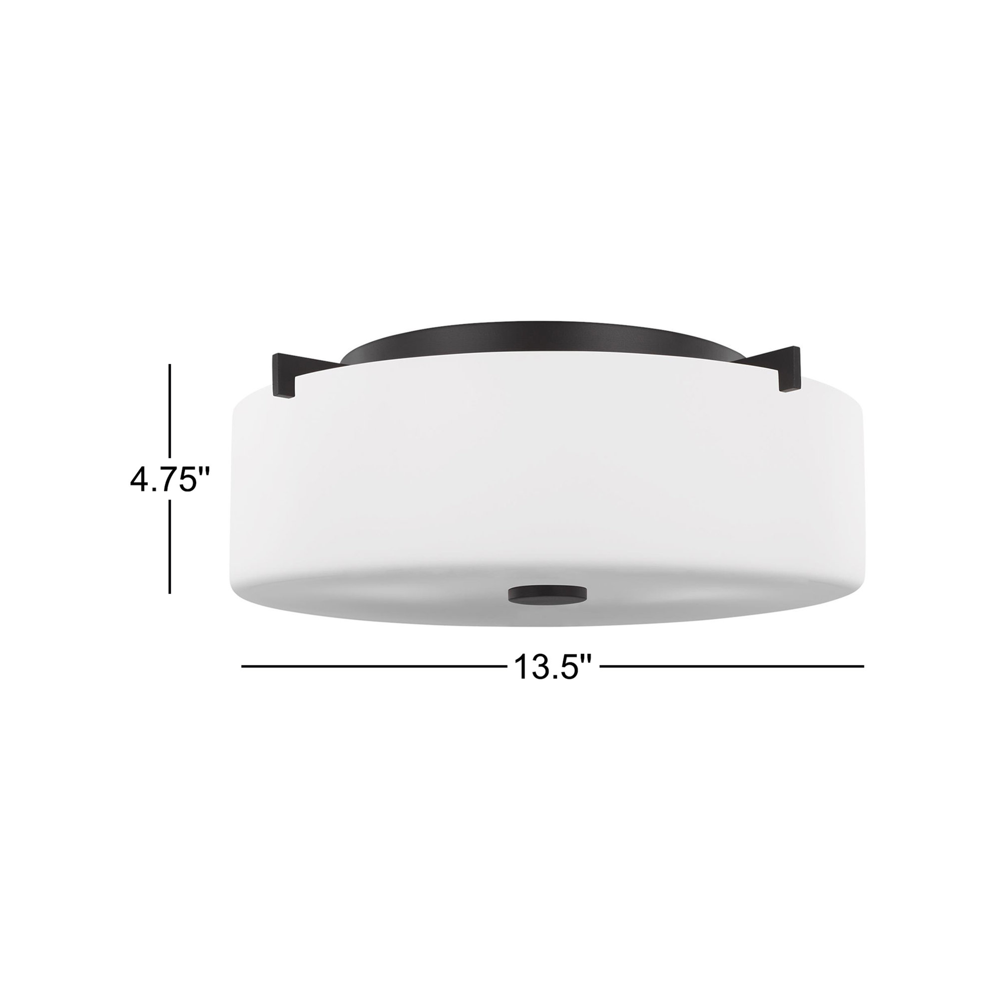 Kyoto 2 Light Flush Mount, Oil Rubbed Bronze, No, No