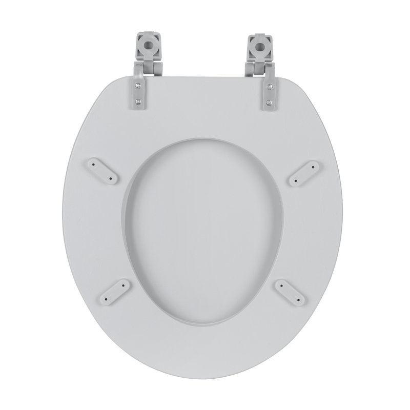 Siège de toilette rond Fantasia, argent