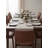 Rustic Beige Tulum Stripe Indoor Outdoor Table Runner 14x72