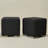 18.5" Wide Modern Square Boucle Upholstered Ottoman Set of 2-2132359224