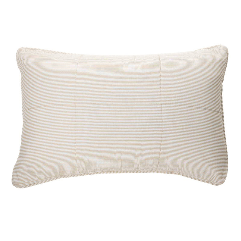 Tagliatelle natural king quilt set, King Quilt + 2 King Shams, Natural
