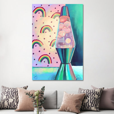 Rainbow Lava Lamp by Very Berry - Gallery-Wrapped Canvas Giclée on Canvas