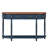 52" Retro Curved Wood Console Table