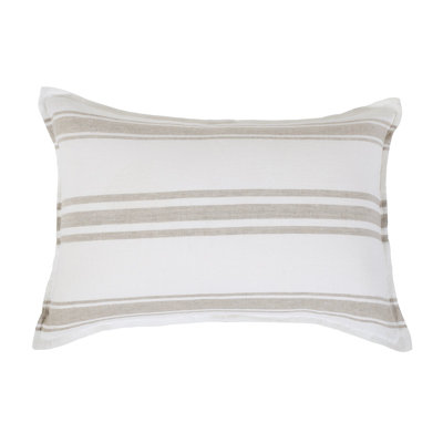 Jackson 100% Linen Buttons Sham