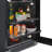 24 Inch Wide 140 Can Energy Efficient Beverage Centre with Touch Control Panel and Left Swing Door