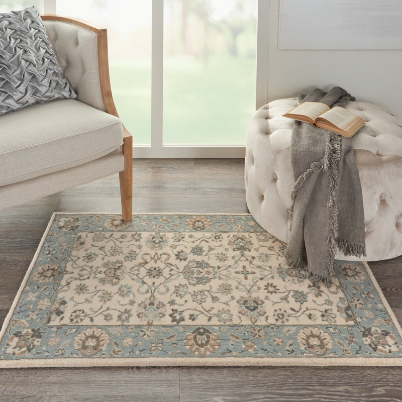 Crownover Wool Oriental Indoor Rug, Rectangle 2'6" x 4'3"