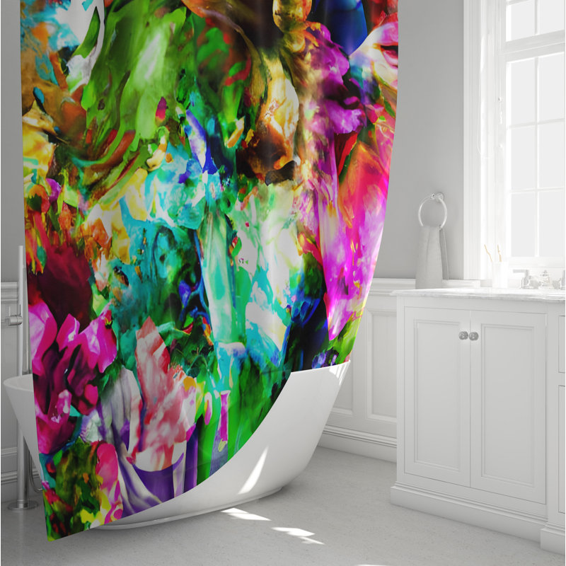 Rideau de douche Crocifissa, H 72 po x l 70 po