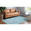 Tapis bleu / ivoire en laine Numa-76872397