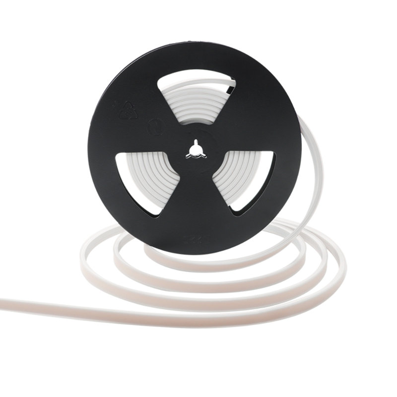  8Mm Neon Rope Light - 12V 9.6W/M 3000K Front-Glowing, CRI 90+, Dust/Moisture Proof For Mirror/Living Room (no power supply included)