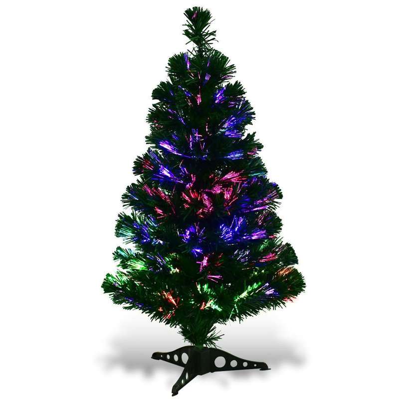 Arbre de Noël élancé en cachemire vert, H 6 pi