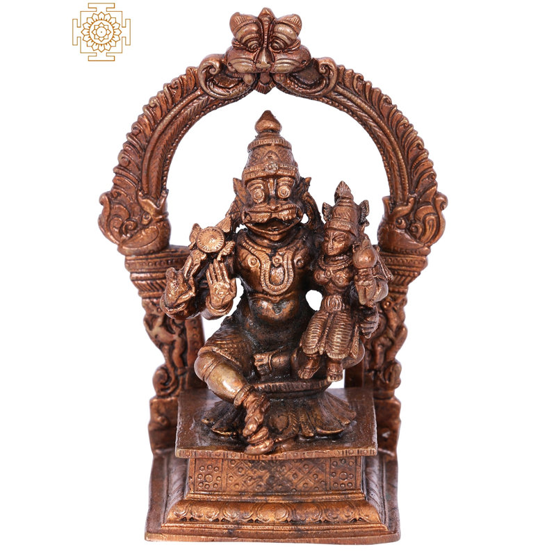 Lord Narasimha avec la déesse Lakshmi