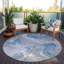 Tapis bleu intérieur / extérieur lavable à la machine Cinead ACN1682-109534196