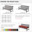 Outdoor 3.5'' Bench Seat Cushion, Available In 5 Sizes-783899174-783899192
