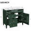 Meuble-lavabo de salle de bain 30 po avec lavabo supérieur, meuble-lavabo moderne avec 2 tiroirs et tiroir basculant, meuble-lavabo simple-1111383244-1111383247