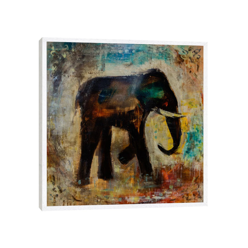 Strong And Wise I by Julian Spencer - Painting on Canvas, 66.04 cm H x 66.04 cm W, White Framed Canvas