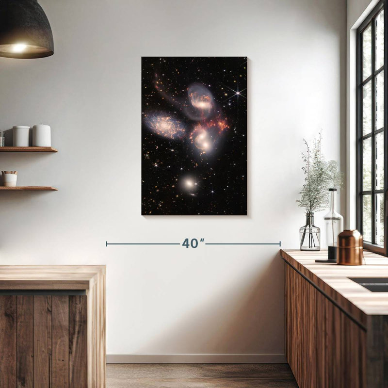 Oberle James Webb's Stephan's Quintet, 36" H x 24" W