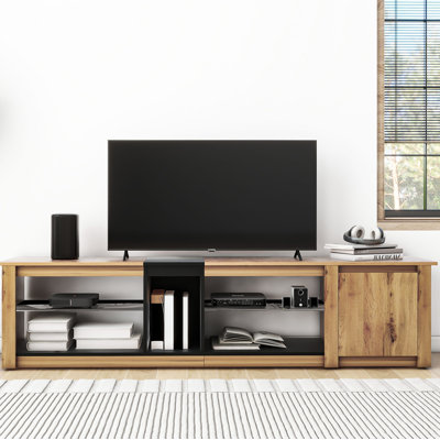 Modern TV stands, entertainment centers with LED lights -  Ivy Bronx, 29B6668ED05A45828CAB74A68F6AF778