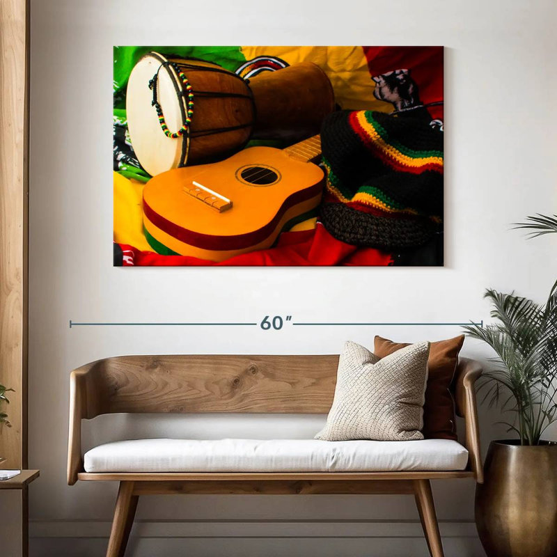 Abarca Reggae Instruments, H 32 po x l 48 po