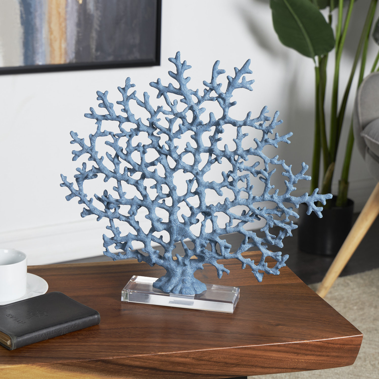 Coral Sculpture, Blue